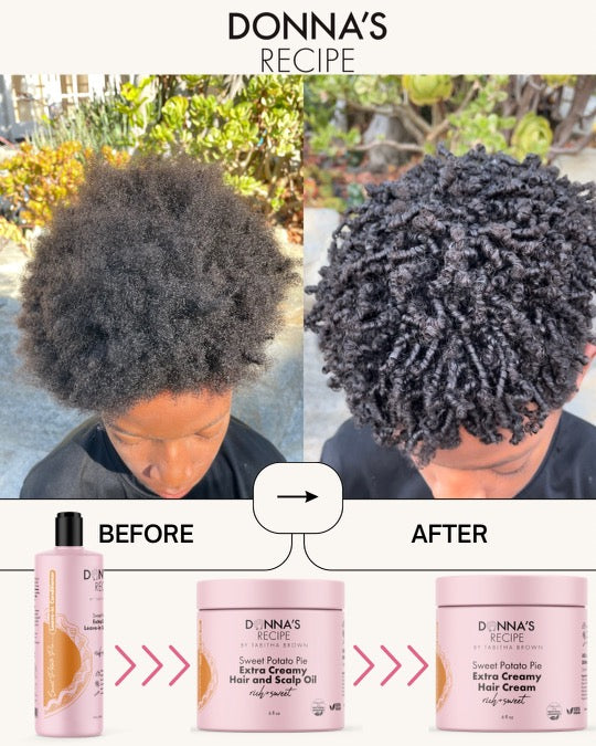 Sweet Potato Pie Extra Creamy Hair & Scalp Oil (LOC System) - Donna's Recipe