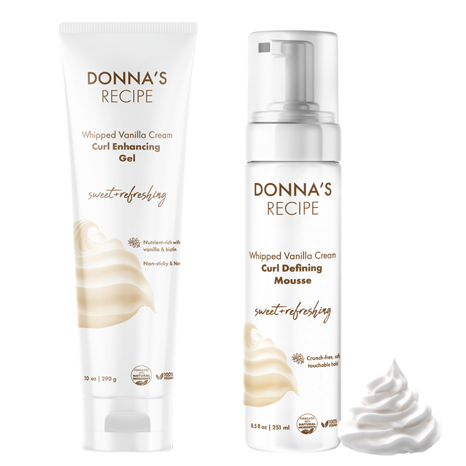 Curl Duo Bundle - Whipped Vanilla Cream - Donna's Recipe