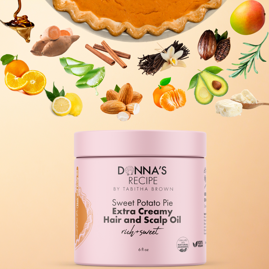 Donna's Recipe Sweet Potato Pie Extra Creamy Hair & Scalp Oil (LOC System) - Donna's Recipe