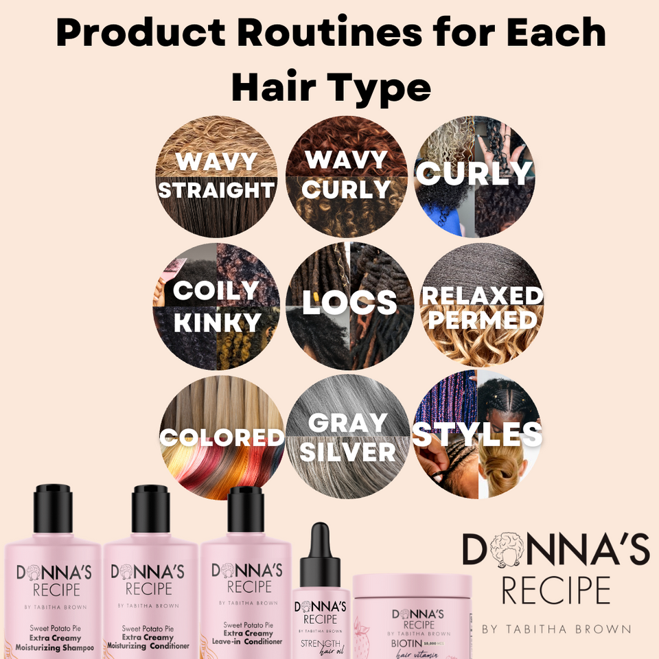How to Use Donna's Recipe Products on Each Hair Type
