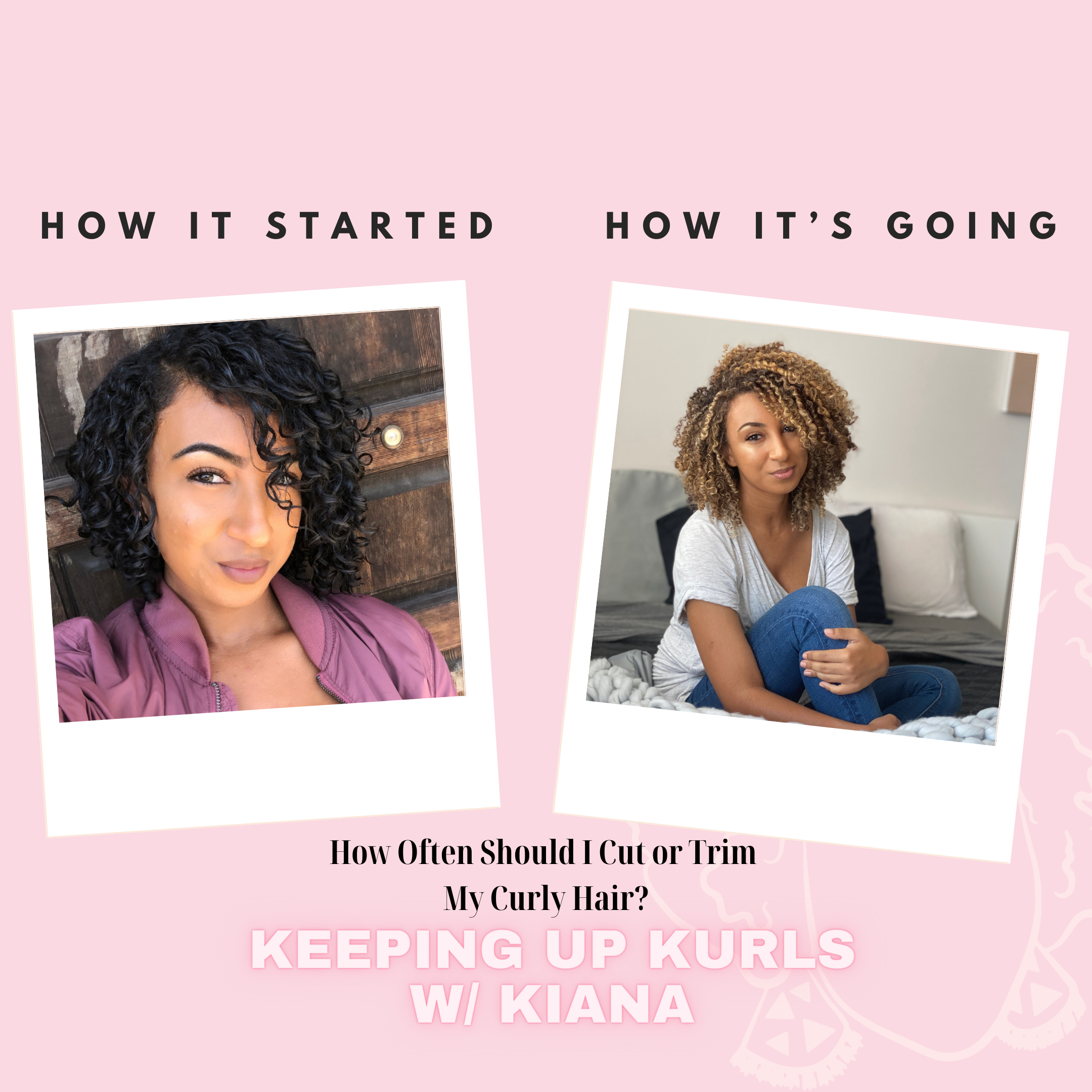 bundet marked Bred rækkevidde How Often Should I Trim/Cut My Curly Hair? (Keeping up Kurls with Kian –  Donna's Recipe