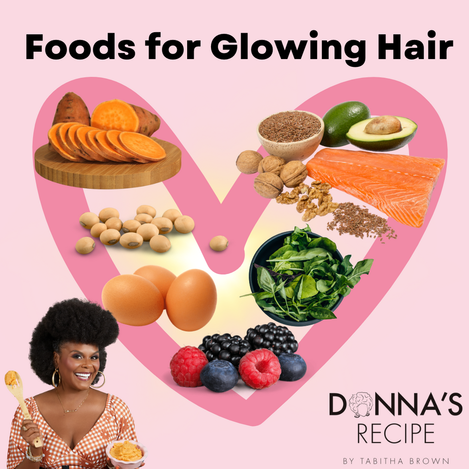 Foods for Glowing Hair!