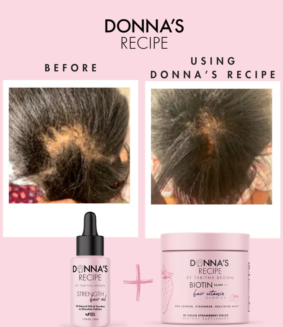Duo Strength Hair Oil + Vitamins Bundle