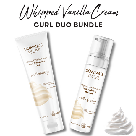 Curl Duo Bundle - Whipped Vanilla Cream - Donna's Recipe