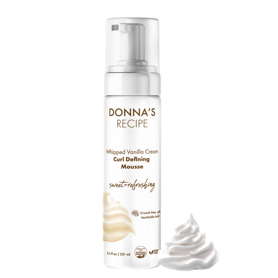 Curl Defining Mousse - Whipped Vanilla Cream - Donna's Recipe