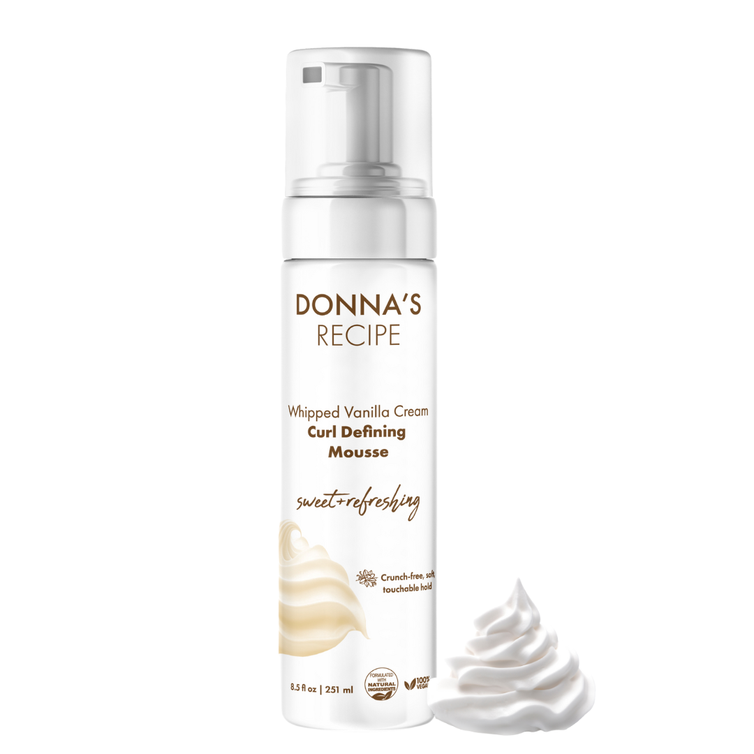 Curl Defining Mousse - Whipped Vanilla Cream - Donna's Recipe