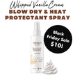 Blow Dry & Heat Protectant Spray - Whipped Vanilla Cream