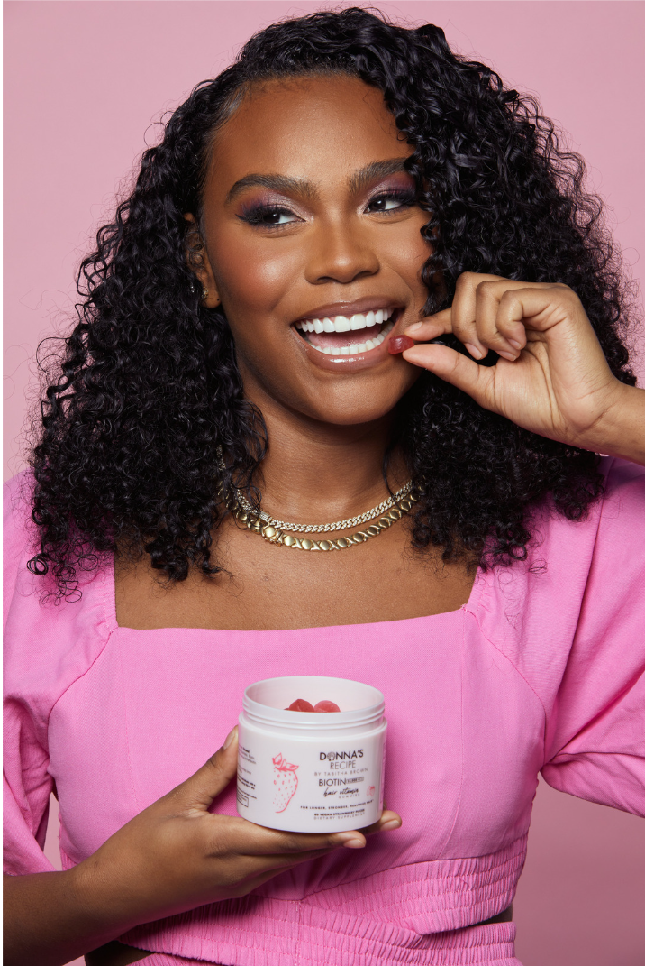 Donna's Recipe Vegan Biotin Hair Vitamin Gummies Jar - Donna's Recipe