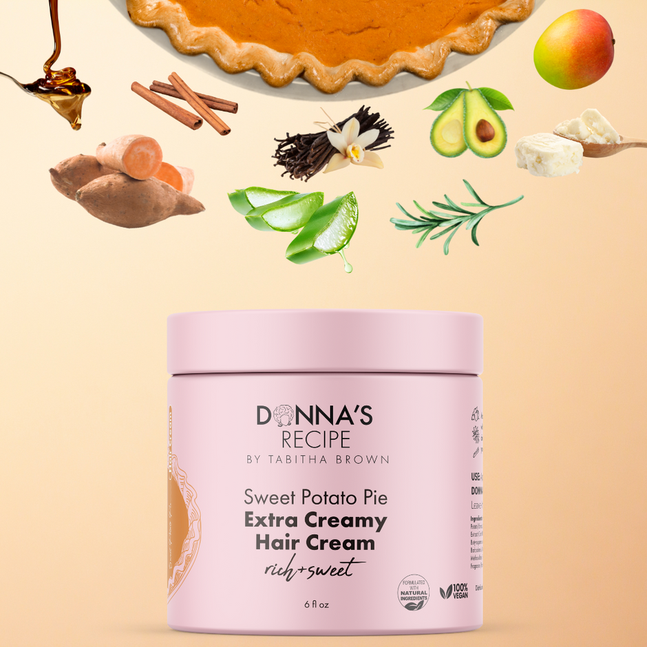 Donna's Recipe Sweet Potato Pie Extra Creamy Hair Cream (LOC System) - Donna's Recipe